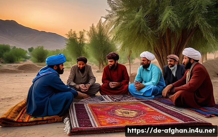 아프가니스탄 종교적 분포 - A vibrant scene depicting a traditional Afghan wedding in a rural village, showcasing predominantly ...